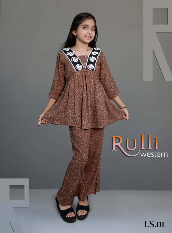 Rulli Kids Western Girls Wear Catalog